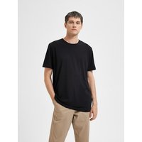 SELECTED HOMME Rundhalsshirt "SLHASPEN SS O-NECK TEE NOOS" von Selected Homme