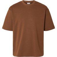 SELECTED HOMME Rundhalsshirt "SLHLOOSEOSCAR SS O-NECK TEE NOOS" von Selected Homme