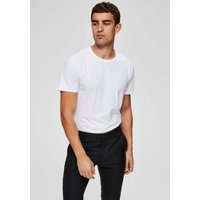 SELECTED HOMME Rundhalsshirt "SLHNEWPIMA SS O-NECK TEE NOOS" SELECTED HOMME Rundhalsshirt "SLHNEWPIMA SS O-NECK TEE NOOS" von Selected Homme
