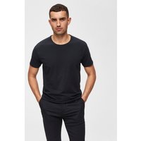 SELECTED HOMME Rundhalsshirt "SLHNEWPIMA SS O-NECK TEE NOOS" SELECTED HOMME Rundhalsshirt "SLHNEWPIMA SS O-NECK TEE NOOS" von Selected Homme