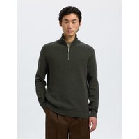 SELECTED HOMME Troyer "SLHDANE LS KNIT STRUCTURE HALF ZIP NOOS" von Selected Homme