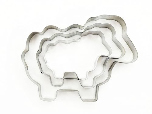 Selecto Bake 3 Stück Bauernhof Schaf Lamm Ausstechformen Set Edelstahl Keksstempel Sandwich Cutter Fondant Kuchenform Keks Presse Selecto Bake 3 Stück Bauernhof Schaf Lamm Ausstechformen Set Edelstahl Keksstempel Sandwich Cutter Fondant Kuchenform Keks Presse von Selecto Bake