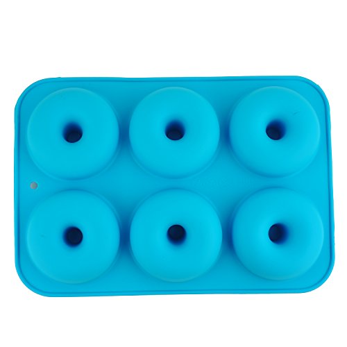 Selecto Bake – 6 Cavités en silicone Donuts Moule chocolat Muffin Bleu von Selecto Bake