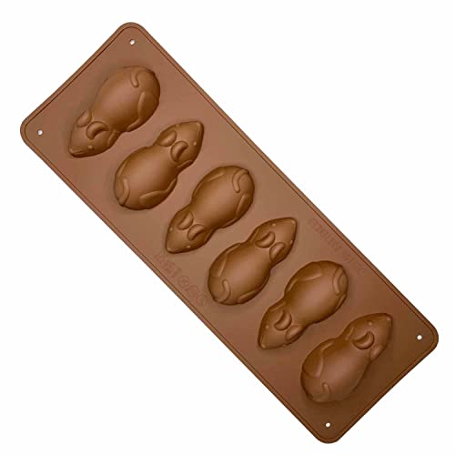 Selecto Bake Mäuse Schokoladenformen Silikon Maus Bonbonform Antihaftbeschichtete wiederverwendbare DIY-Backformen für Gelee, Buntstifte, Gelatine, Kuchendekoration, Seife, Harz von Selecto Bake