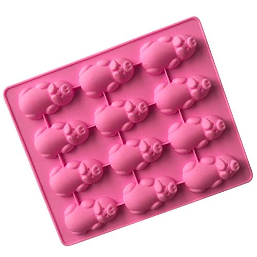 Selecto Bake Silikonform mit 12 Mulden, Rosa von Selecto Bake