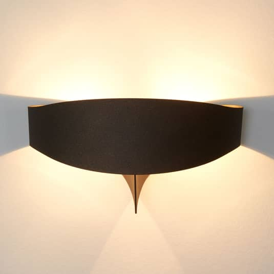 Selène Bronzene Designer Wandleuchte Scudo Wandleuchte Wandlicht Lampe Leuchte B-Ware von Selène