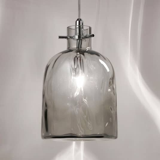 Selène Designer Pendellampe Bossa Nova Hängelampe Hängeleuchte Leuchte Rauchgrau B-Ware von Selène
