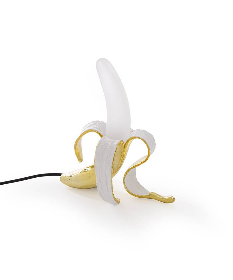 Seletti - Banana Lamp Louie Tischleuchte Gold von Seletti