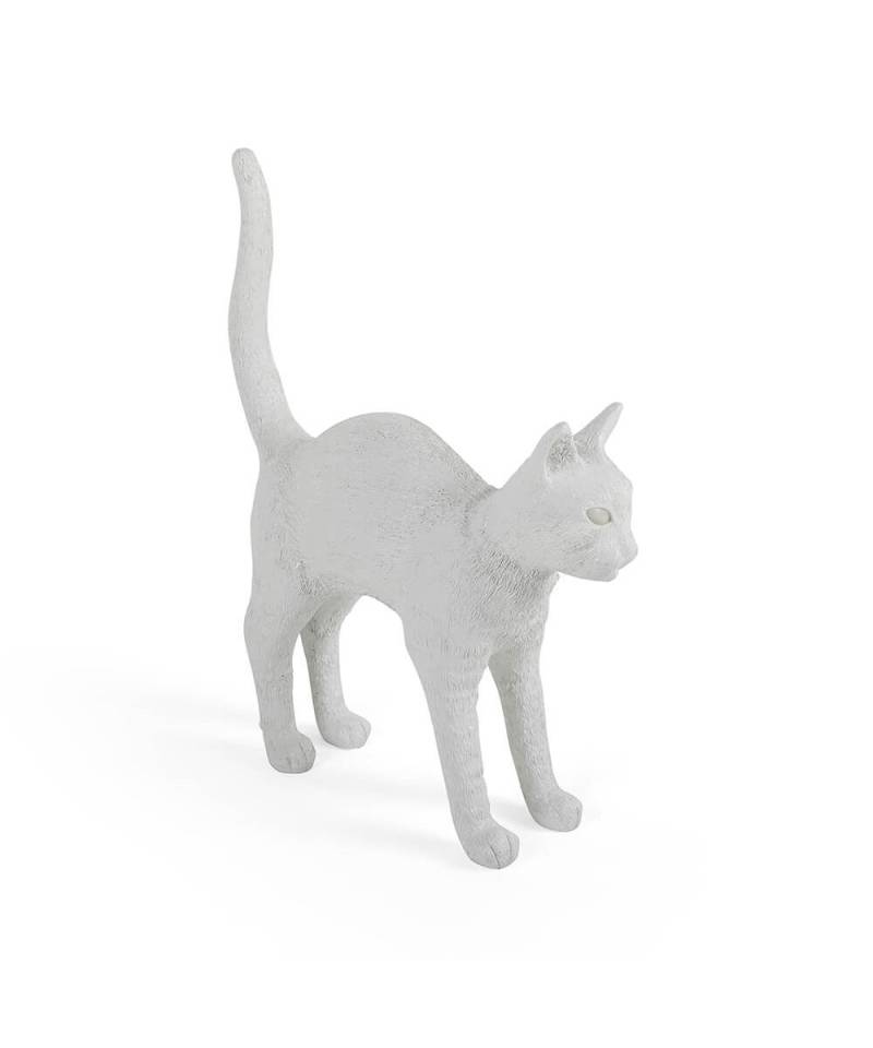 Seletti - Jobby The Cat Tischleuchte Weiß von Seletti
