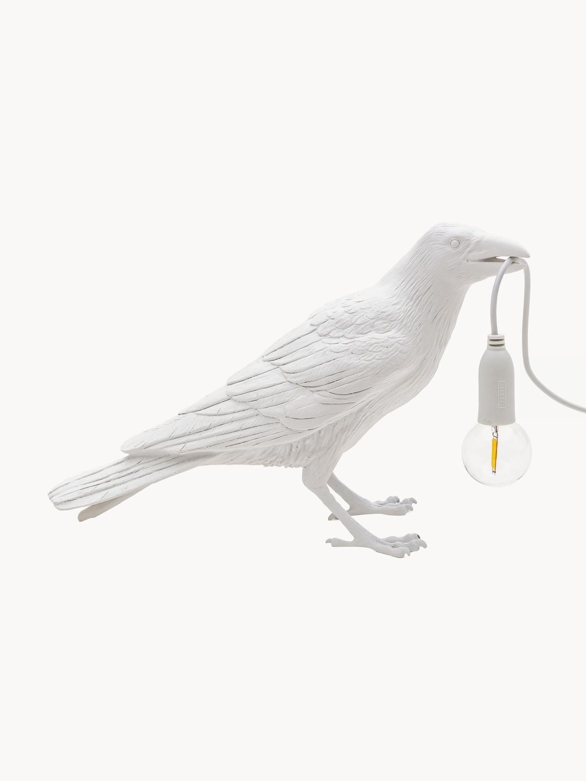 Kleine Designer LED-Tischlampe Bird von Seletti