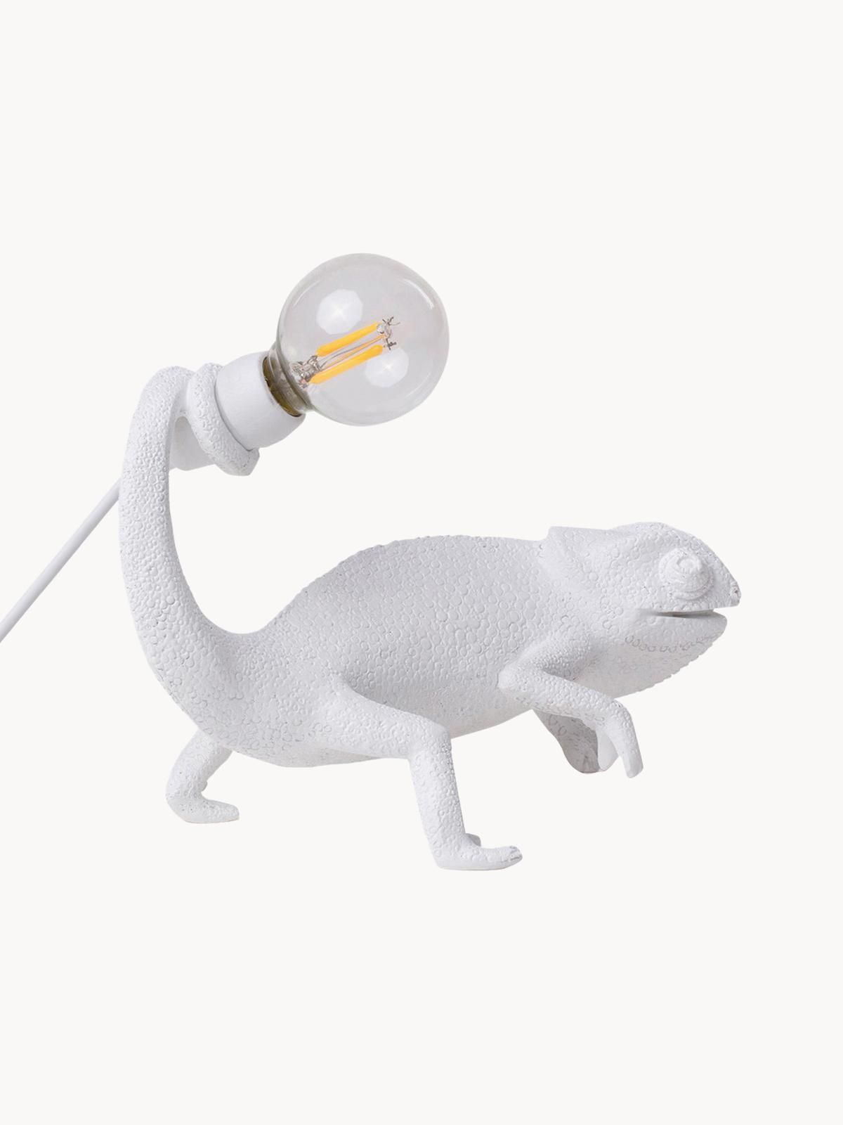 Kleine Designer LED-Tischlampe Chameleon mit USB-Anschluss von Seletti