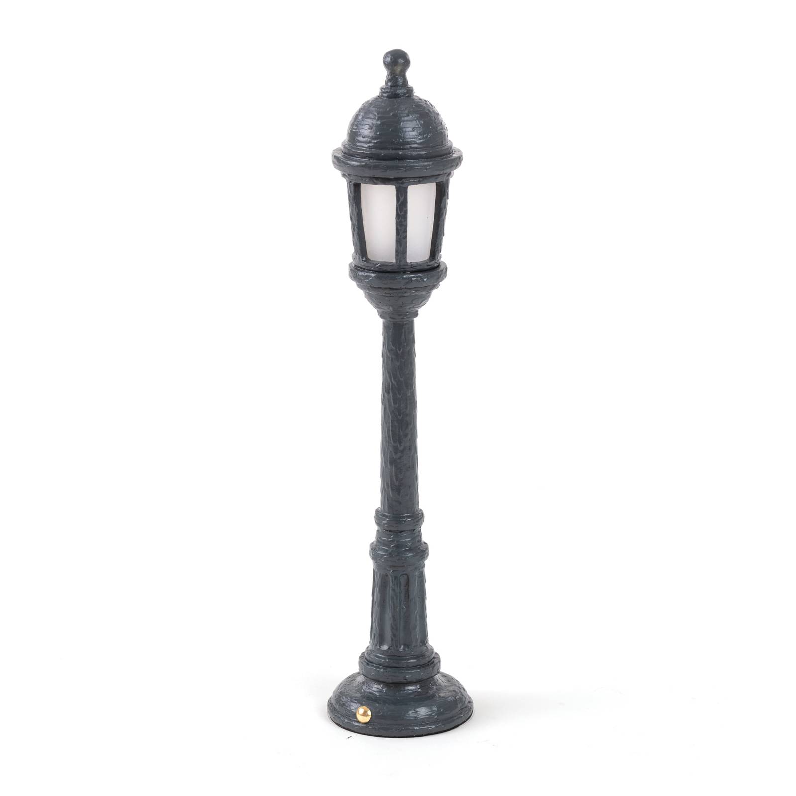 LED-Außendekoleuchte Street Lamp mit Akku, grau von Seletti