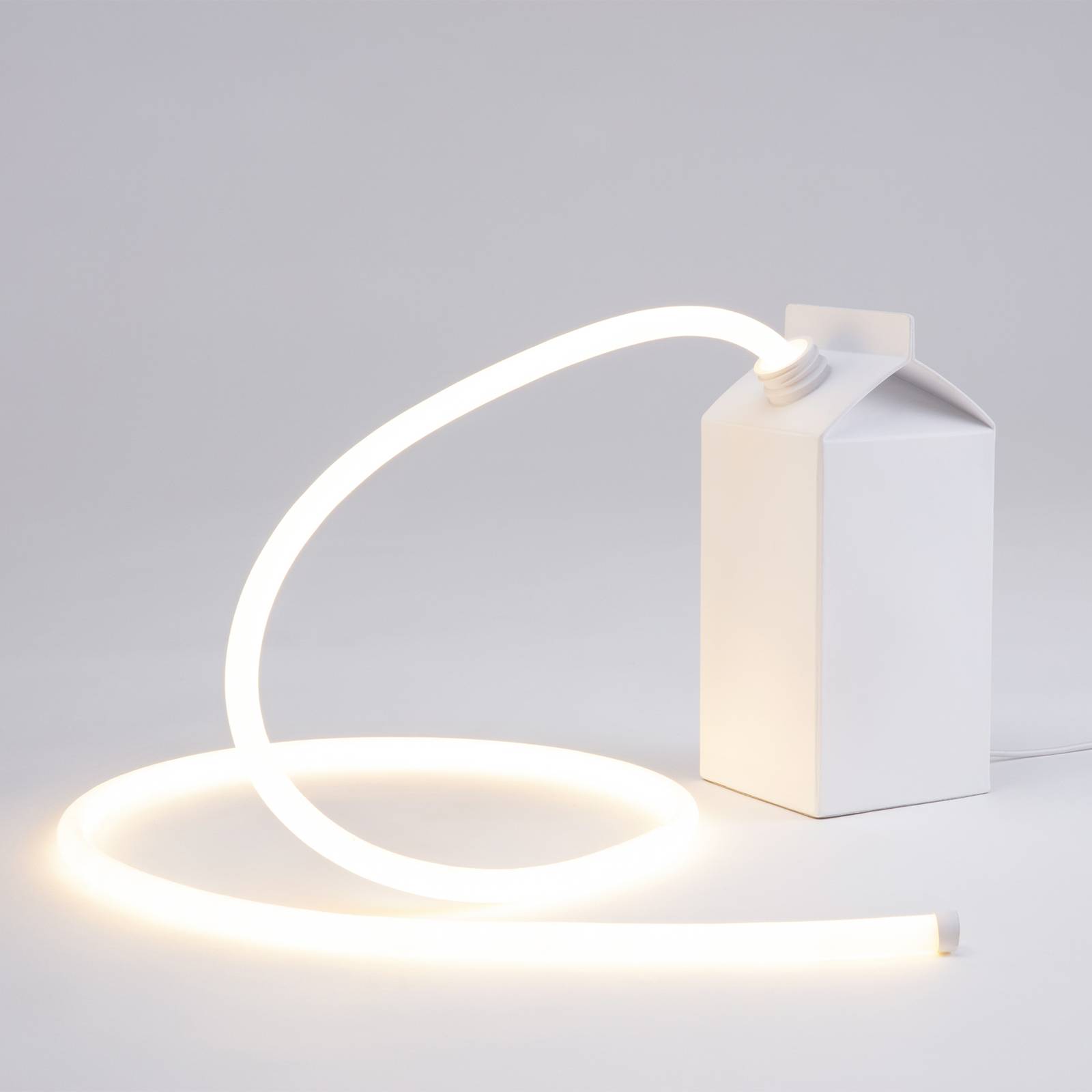 SELETTI Gaily Glow LED-Dekolampe als Milchpackung SELETTI Gaily Glow LED-Dekolampe als Milchpackung von Seletti