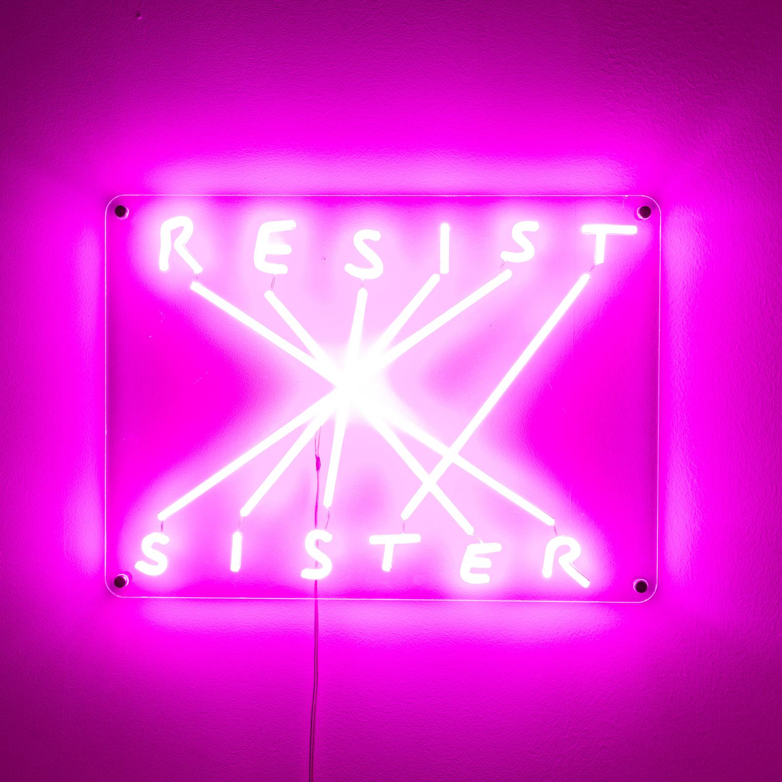 SELETTI Resist-Sister LED-Deko-Wandleuchte fuchsia von Seletti