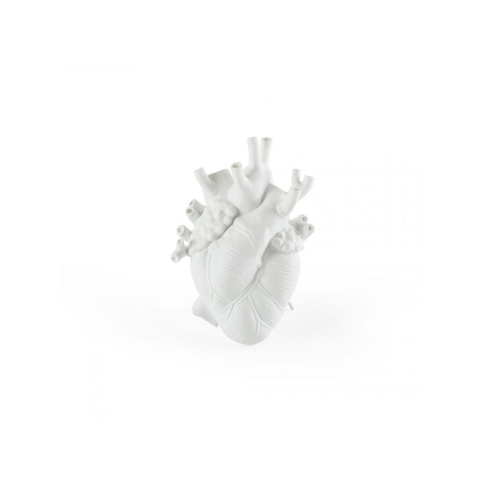 Seletti - Love In Bloom Porcelain Heart Vase von Seletti