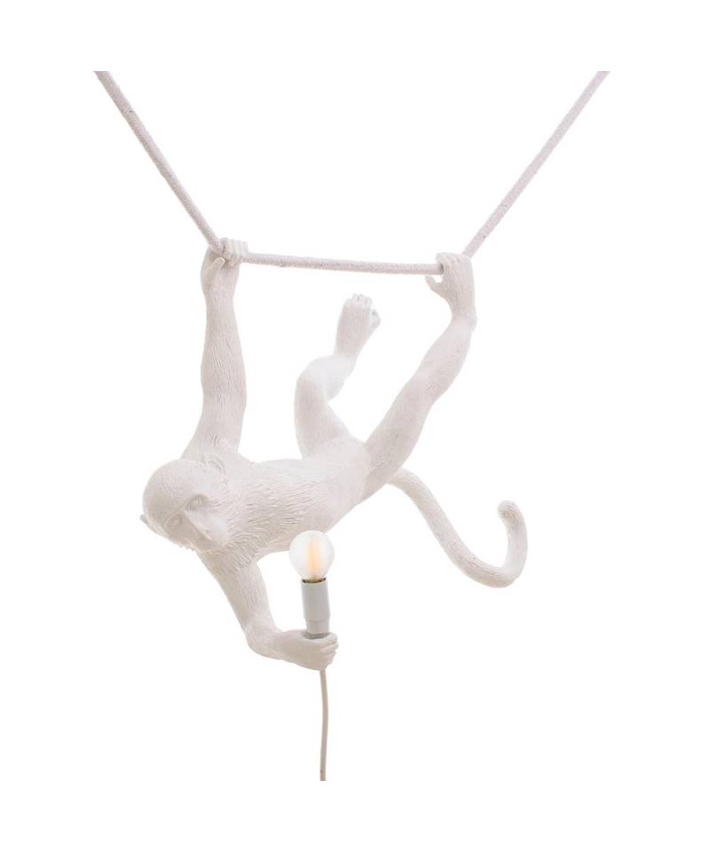 Seletti - Monkey Pendelleuchte Swing Weiß von Seletti