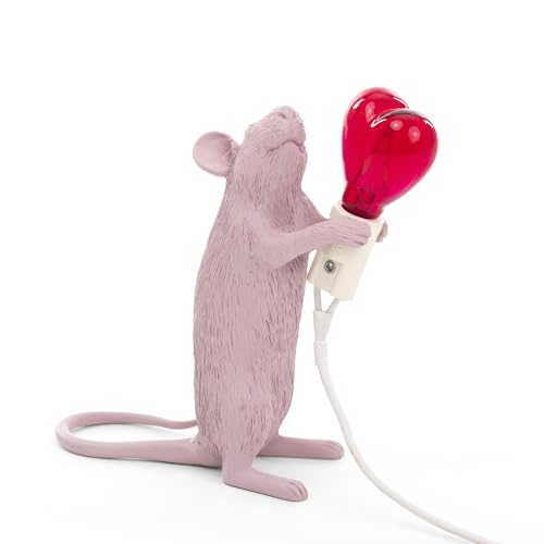 SELETTI - Mous lamp step love edition - Rosa - TAGLIA UNICA von Seletti