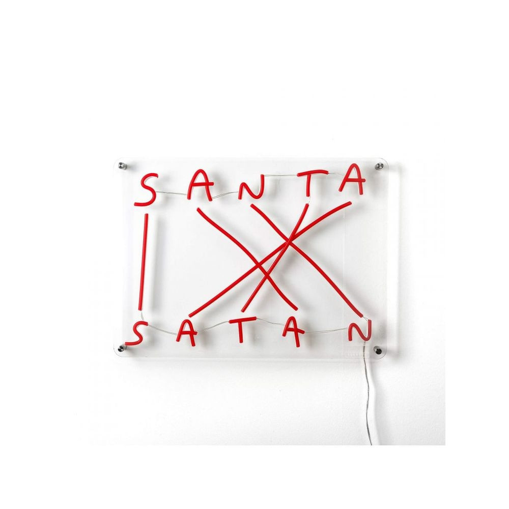 Seletti - Santa-Satan LED-Sign von Seletti