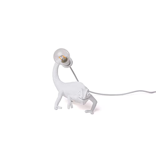 Seletti 15090UK Chamäleon-Lampe, Kunstharz, Weiß von Seletti