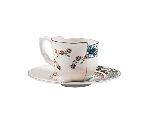 Seletti Kaffeetasse mit Untertasse aus Porzellan Hybrid-Tamara von Seletti