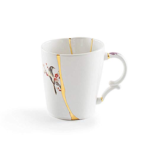 Seletti Kintsugi Mug Tasse aus Porzellan und 24 Karat Gold mod.3 von Seletti