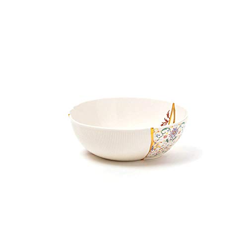 Seletti Kintsugi Salad Bowl Schüssel Porzellan/Gold mod. 1 von Seletti