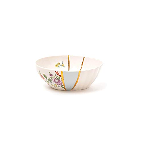 Seletti Kintsugi Salad Bowl Schüssel Porzellan/Gold mod. 2 von Seletti