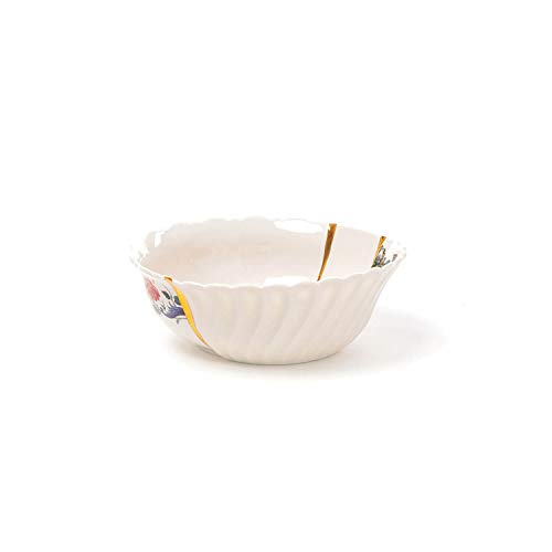 Seletti Kintsugi Salad Bowl Schüssel Porzellan/Gold mod. 3 von Seletti