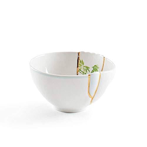 Seletti Kintsugi Schale aus Porzellan und 24 Karat Gold mod.3 von Seletti