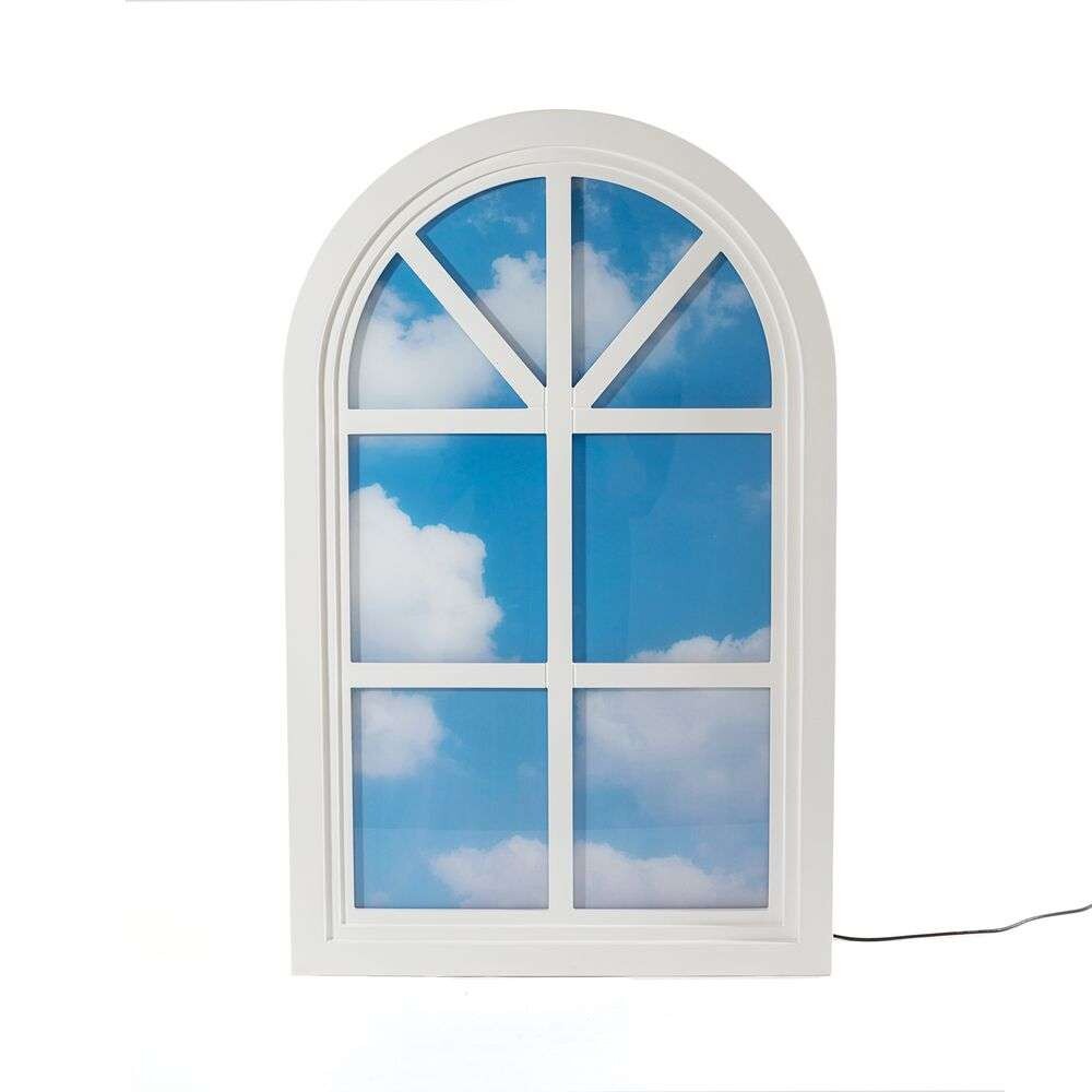 Seletti - Window 2 Wand-/Stehleuchte White/Light Blue Seletti von Seletti