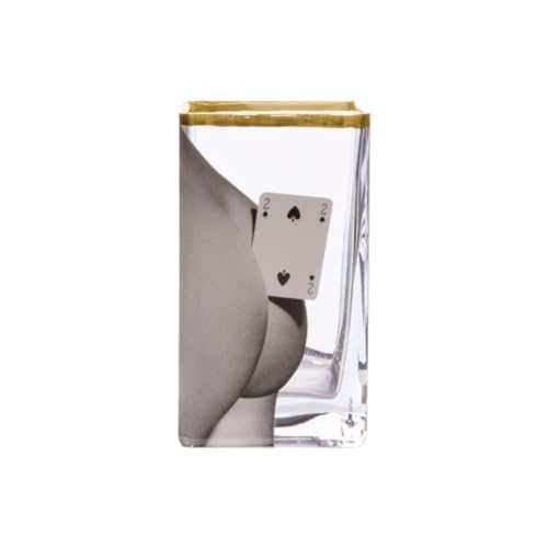 Vaso IN VETRO SELETTI TOILETPAPER 10X8 H14 14122 Two of Spades von Seletti