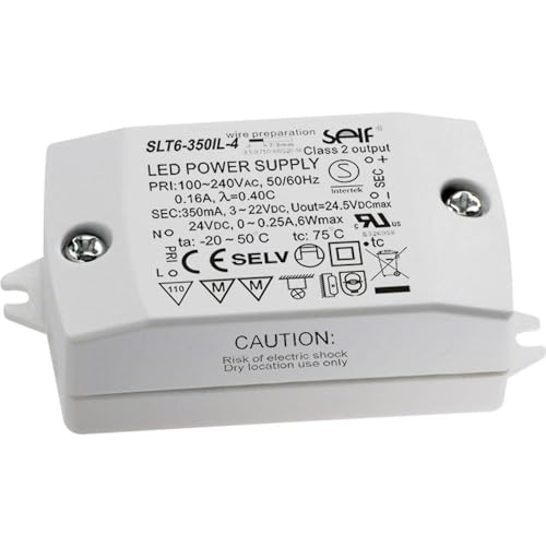 Self Electronics SLT6-500IL-4 LED-Treiber Konstantstrom 6W 500mA 3-12 V/DC Montage auf entflammbar von Self Electronics