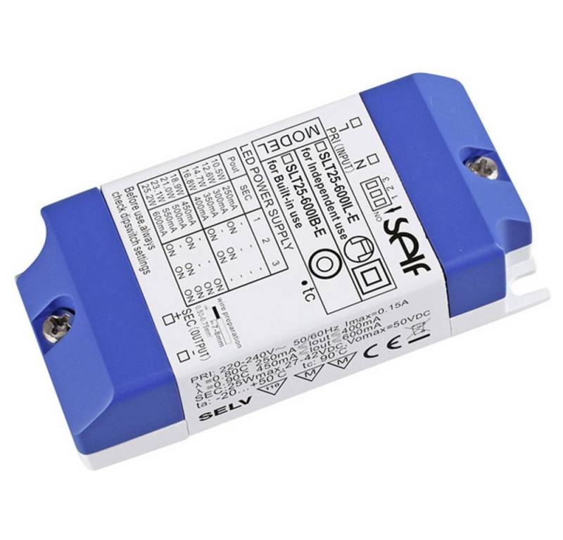 Self Electronics Self Electronics SLT25-600IL-E LED-Treiber Konstantstrom 25 W 250 - 6 LED Trafo von Self Electronics
