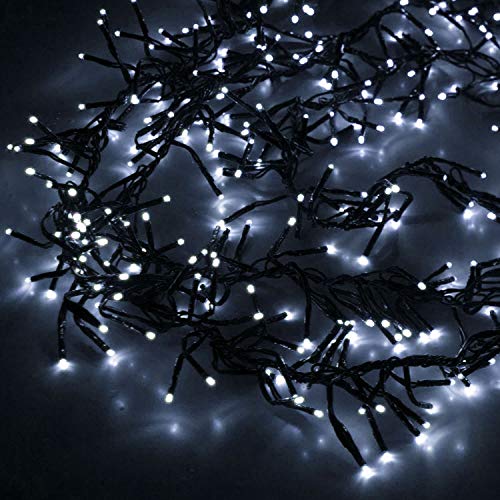 Koopman International b.v 1152 LED Cluster Lichterkette 8,4m Kaltweiß mit 8 Lichteffekten Innen und Aussen Koopman International b.v 1152 LED Cluster Lichterkette 8,4m Kaltweiß mit 8 Lichteffekten Innen und Aussen von Self Import Agencies