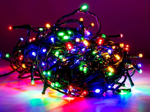 Led Lichterkette 320 Lämpchen bunt für innen und außen Strombetrieben von Self Import Agencies