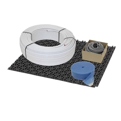 Fußbodenheizung Warmwasser Set 40m² Noppensystem 11 mm Dämmplatte Alu-Verbund Rohr VA10 Zubehör Fußbodenheizung Warmwasser Set 40m² Noppensystem 11 mm Dämmplatte Alu-Verbund Rohr VA10 Zubehör von Selfio