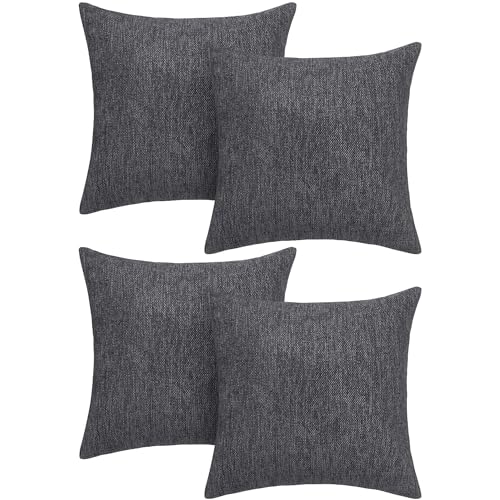 Selfitex 4er Set Couchkissen 40x40 cm, Sofakissen mit Füllung und Bezug, kuschelweiches Lesekissen, dekoratives Fernsehkissen, Deko- und Kopfkissen, Rückenkissen mit modernem Design (Carbini) von Selfitex