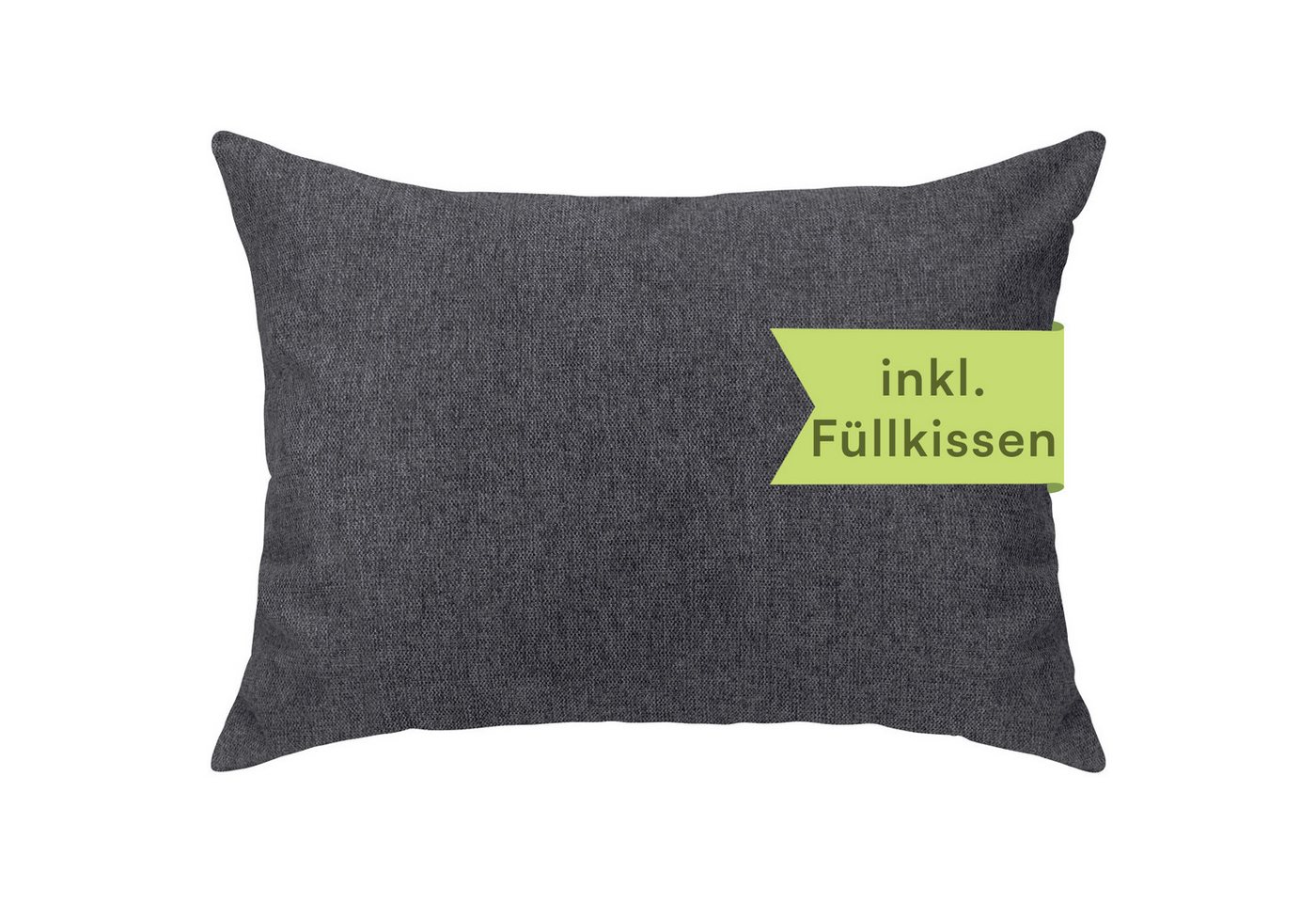 Selfitex Dekokissen XXL 60x80 inkl. Füllkissen kuschelweiches Lesekissen, Rückenkissen, Sofakissen, für Couch, Bett oder als Polster jeglicher Art von Selfitex