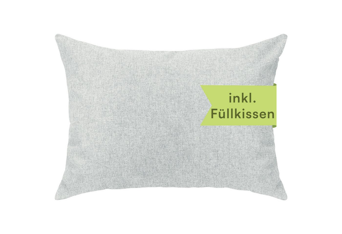 Selfitex Dekokissen XXL 60x80 inkl. Füllkissen kuschelweiches Lesekissen, Rückenkissen, Sofakissen, für Couch, Bett oder als Polster jeglicher Art von Selfitex