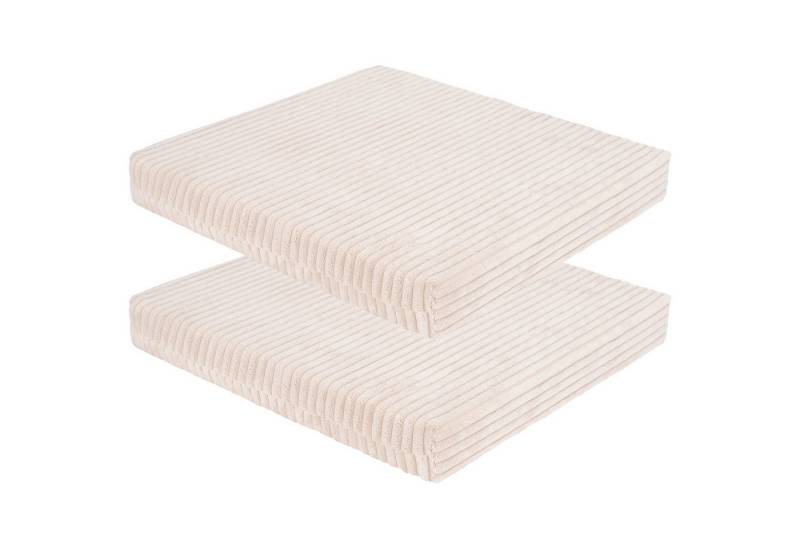 Selfitex Sitzkissen 2er Set bequeme Sitzkissen, 40x40 cm, Höhe 5cm, Stuhlkissen, 2 Sitzauflagen für Stuhl und Bank Selfitex Sitzkissen 2er Set bequeme Sitzkissen, 40x40 cm, Höhe 5cm, Stuhlkissen, 2 Sitzauflagen für Stuhl und Bank von Selfitex