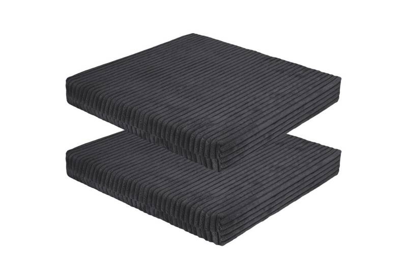 Selfitex Sitzkissen 2er Set bequeme Sitzkissen, 40x40 cm, Höhe 5cm, Stuhlkissen, 2 Sitzauflagen für Stuhl und Bank Selfitex Sitzkissen 2er Set bequeme Sitzkissen, 40x40 cm, Höhe 5cm, Stuhlkissen, 2 Sitzauflagen für Stuhl und Bank von Selfitex