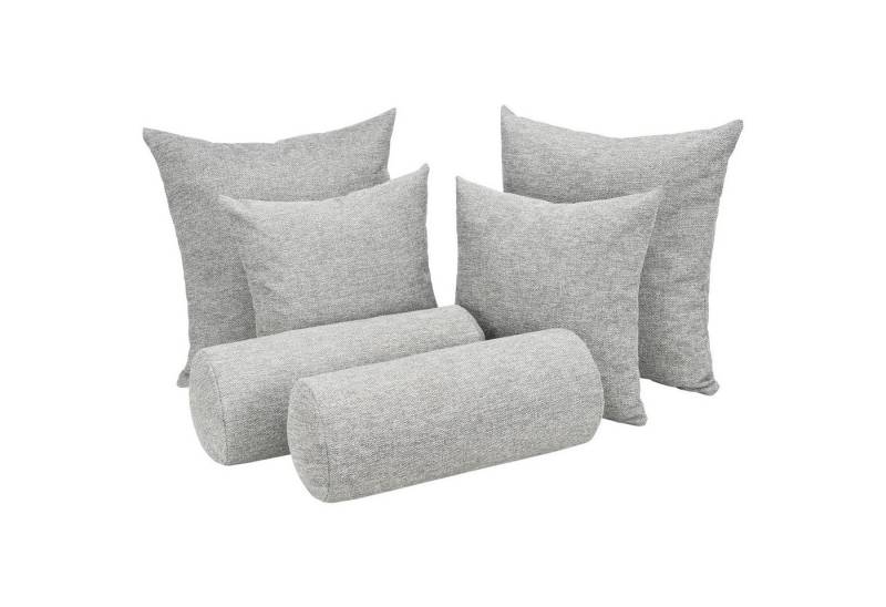 Selfitex Sofakissen 6-tlg. Kissen Set, 2x großes Kissen/2x kleines Kissen/2x Nackenrolle, (6er Set, 2x 60x80 cm, 2x 50x50 cm, 2x 19x65 cm), für Sofa, Couch, Bett oder als Polster jeglicher Art von Selfitex