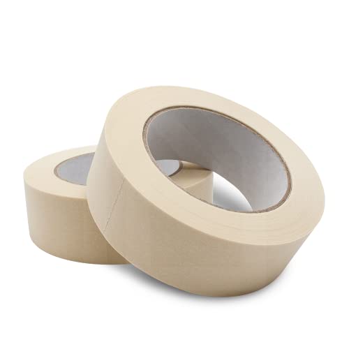 Selftech Kreppband - Maler- und Lackierer-Abdeckband für sauberes Abkleben und klare Farbkanten - Malerzubehör Painters Tape 50m Rollen (38mm x 50m) von Selftech