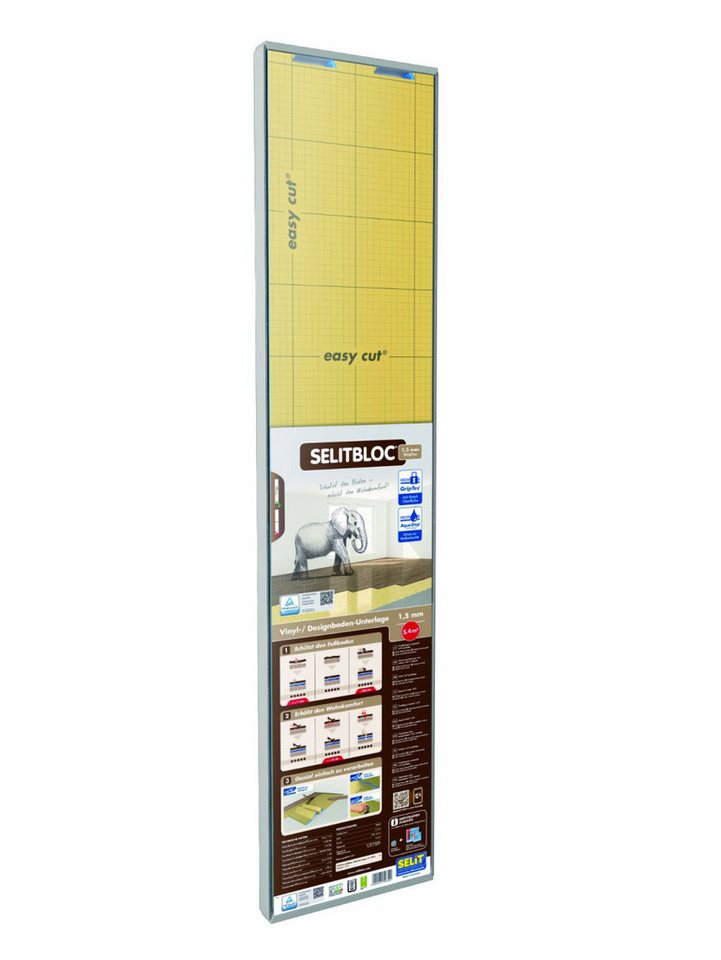 Selit Trittschalldämmplatte Selitbloc GripTec Vinyl- Designboden-Unterlage von Selit