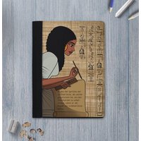 Schreibmappe Mit Motiv Schreiber Aus Dem Alten Ägypten Personalisiert Namen in Hieroglyphen Schreibmappe Mit Motiv Schreiber Aus Dem Alten Ägypten Personalisiert Namen in Hieroglyphen von SelketsShop