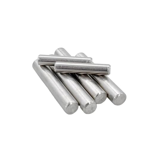 30/50pcs M2 M2.5 M3 M4 M5 M6 Cylindrical Locating Dowel Pin 304 Stainless Steel Metal Fixing Shaft Lock Pins Round Bar Solid Rod Befestigungsschrauben(Size:M3,Color:14mm (30pcs)) von SellGood