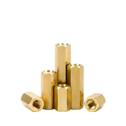 5-10 Stücke M3 Motherboard Messing Hex Standoff PCB Spacer PC Board Stand Off Column Stud Kupfer Säule Sechskantschraube Schraube Befestigungsschrauben(Female Female,15MM(10PCS)_M3) von SellGood