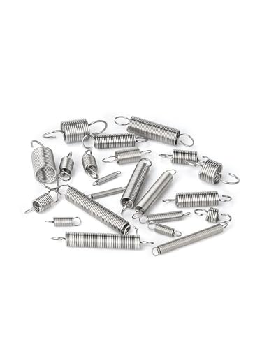 Metallfedern 10 teile/los 0,3mm 0,4mm 0,5mm 304 Edelstahl Zugfeder Mit O Haken Verlängerung Feder Metallfedern(30mm,3MM_0.3MM) von SellGood