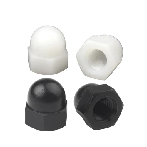 SellGood Plastic-Hutmutter mit Hutkappe, Schwarz, M14, 20 Stück, Kunststoff, Sechskant-Sechskantmutter, ISO Metric, Klasse 2B, 14 mm, 2 mm Pitch SellGood Plastic-Hutmutter mit Hutkappe, Schwarz, M14, 20 Stück, Kunststoff, Sechskant-Sechskantmutter, ISO Metric, Klasse 2B, 14 mm, 2 mm Pitch von SellGood