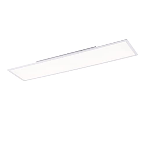 SellTec LED Panel Deckenleuchte, dimmbar + Fernbedienung, flach + platzsparend, Büroleuchte, Home Office (120x30cm)…… von SellTec